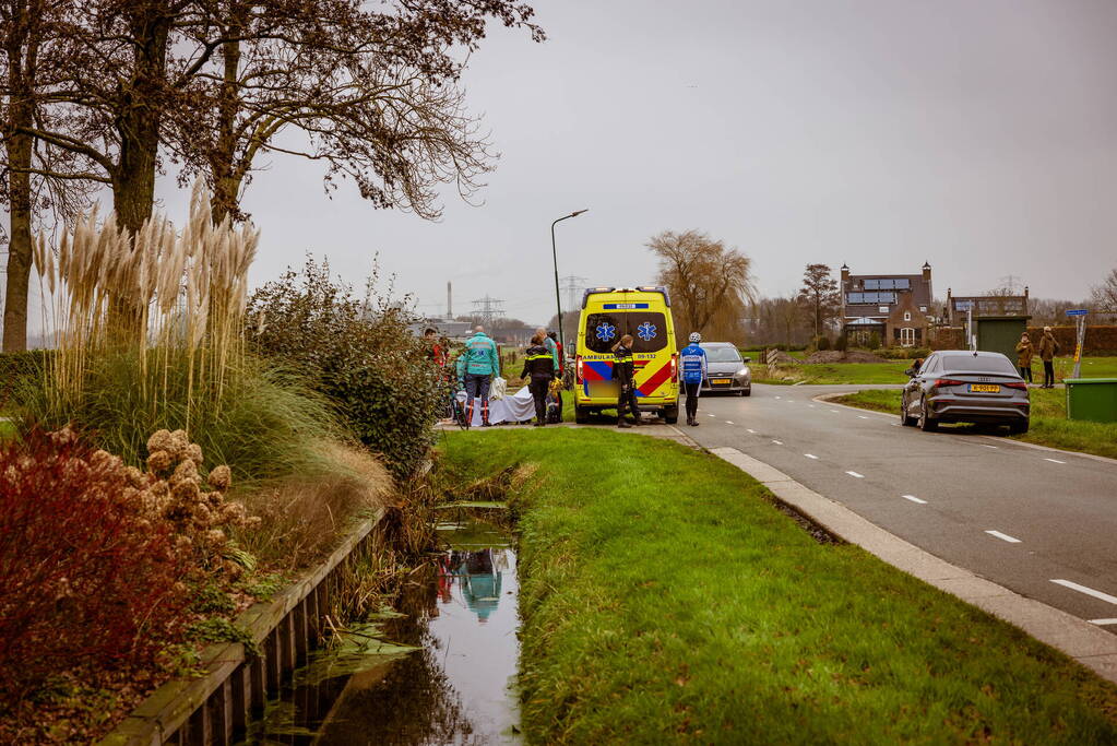 Wielrenner gewond na val