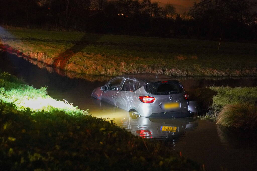 Bestuurder aangehouden na eenzijdig ongeval