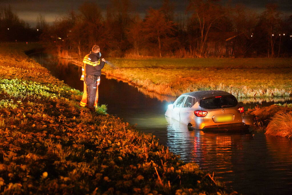 Bestuurder aangehouden na eenzijdig ongeval