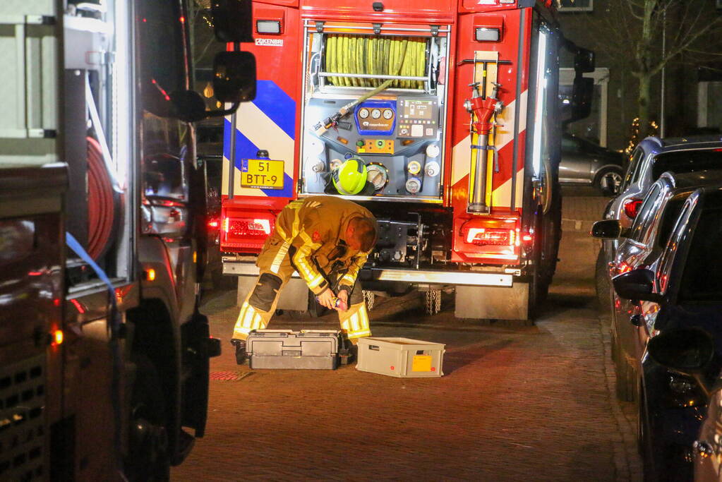 Flinke rookontwikkeling bij schoorsteenbrand