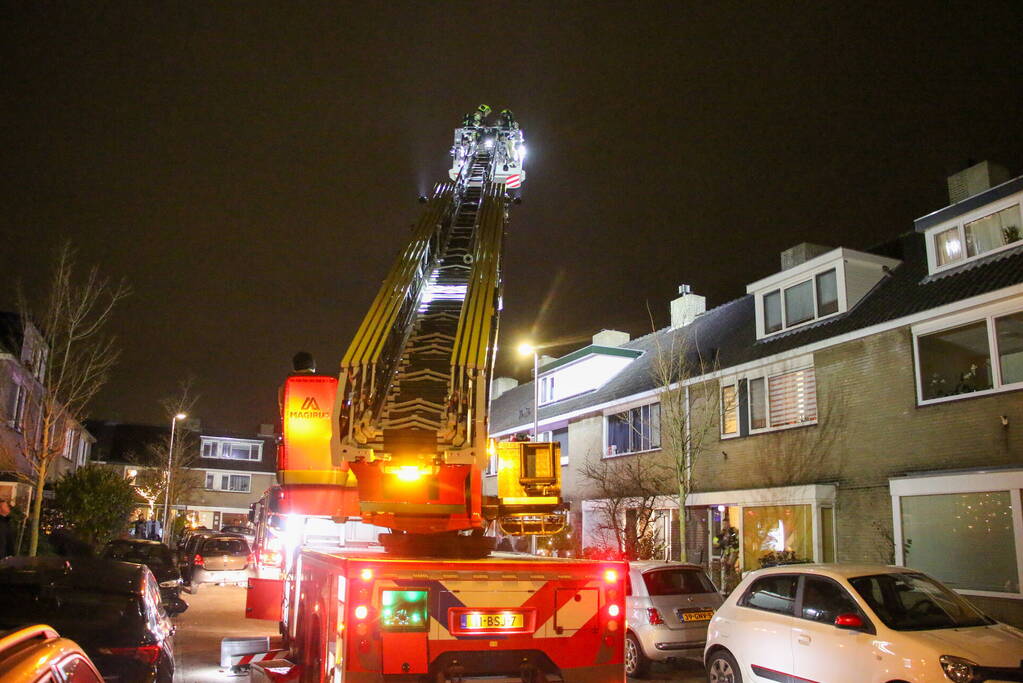 Flinke rookontwikkeling bij schoorsteenbrand