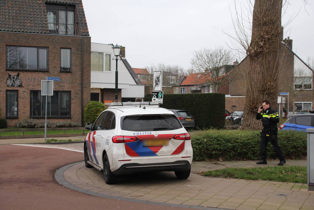 Automobilist en fietser in botsing