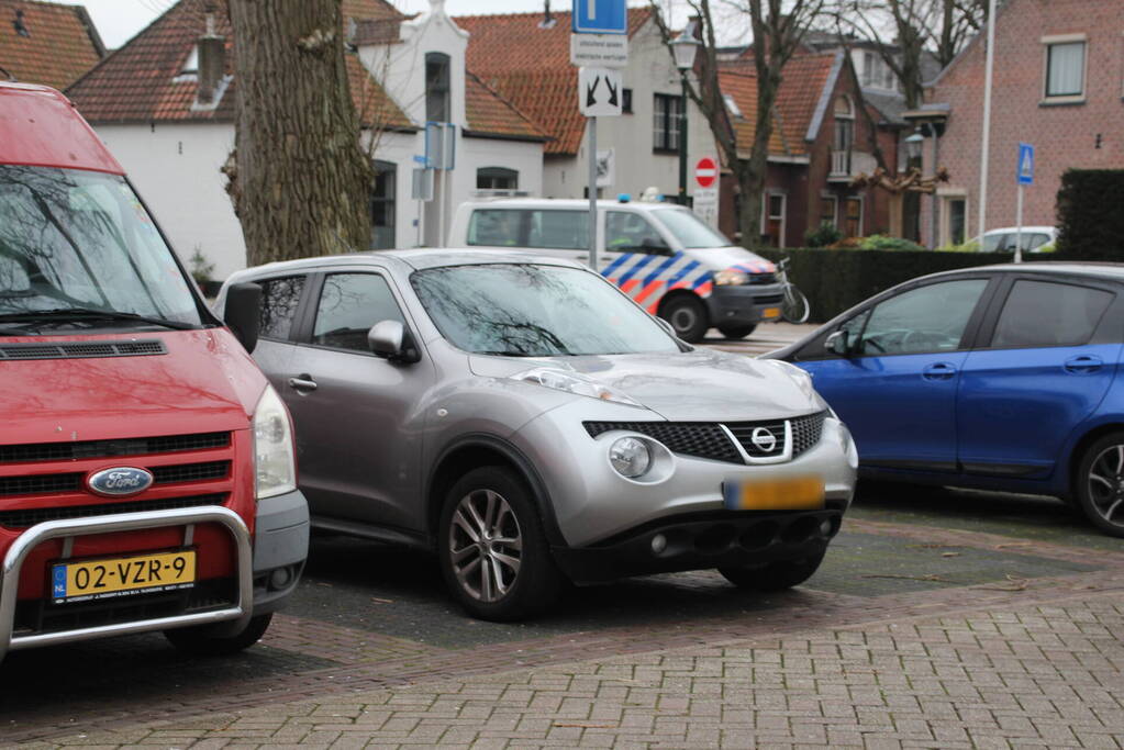 Automobilist en fietser in botsing