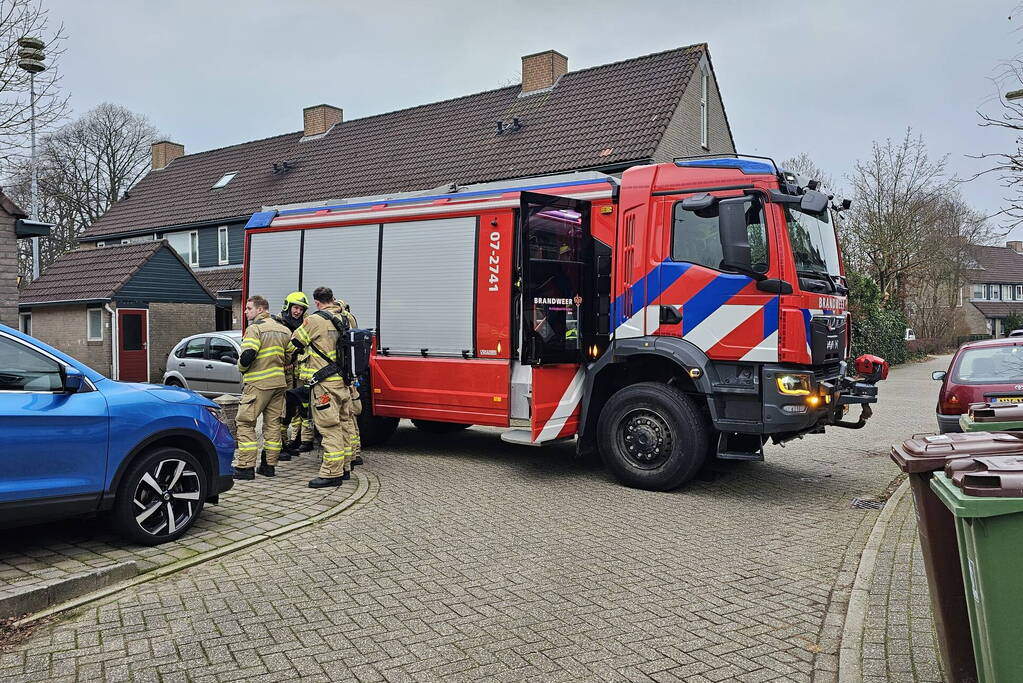 Woning vol rook door brand in pelletkachel