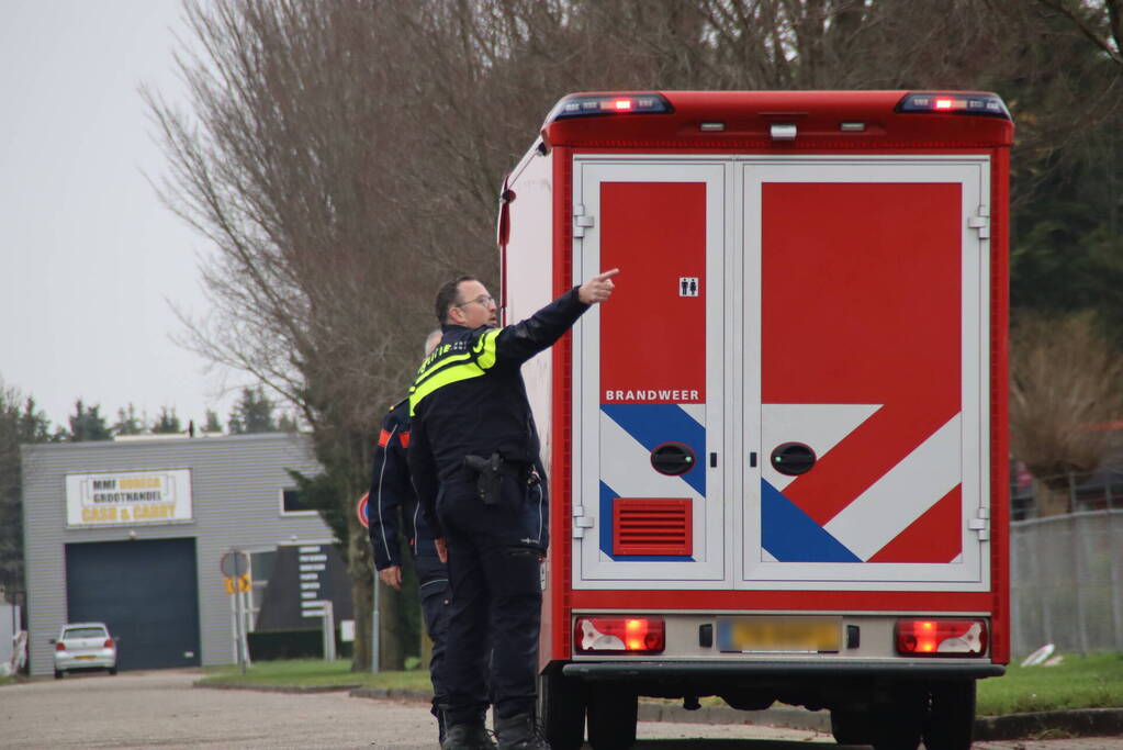 Groot politie onderzoek bij werkadres vermiste man