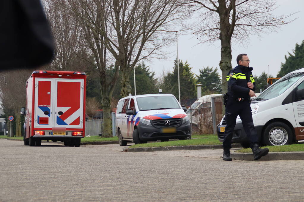 Groot politie onderzoek bij werkadres vermiste man