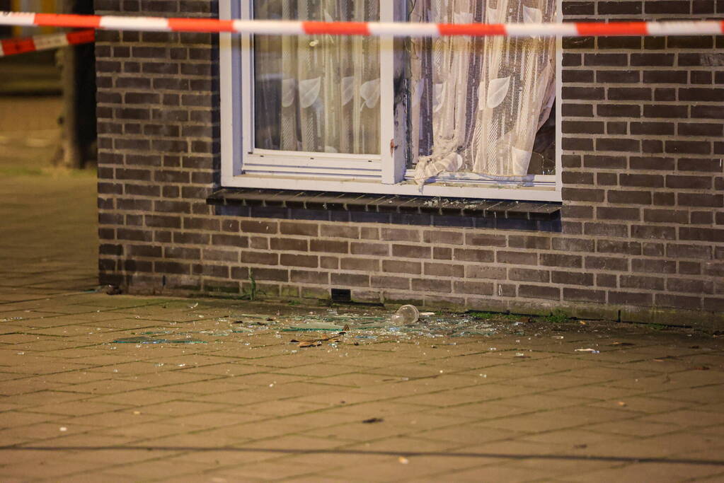 Woning beschadigd door explosief