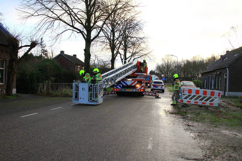 Brandweer heeft schoorsteenbrand snel onder controle