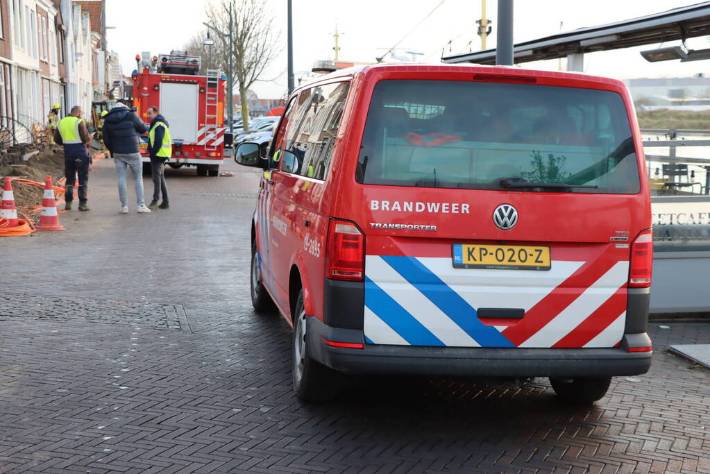 Gasleiding geraakt tijdens aanleg glasvezelkabels