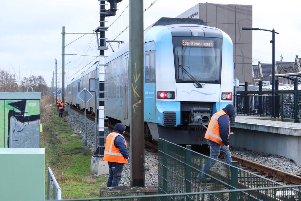 Defect trein zorgt voor overlast