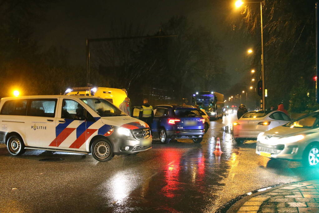 Flinke schade bij ongeval op kruising