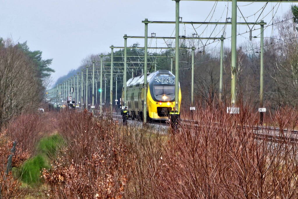 Treinverkeer gestremd door aanrijding met persoon