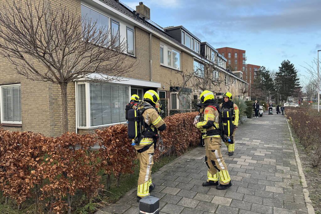 Schoorsteenbrand trekt veel bekijks