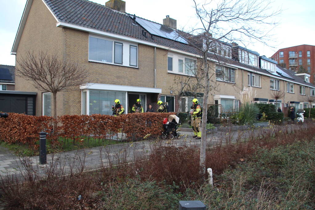 Schoorsteenbrand trekt veel bekijks