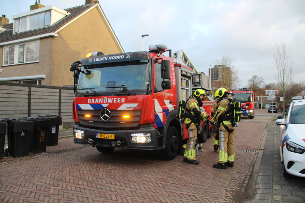 Schoorsteenbrand trekt veel bekijks