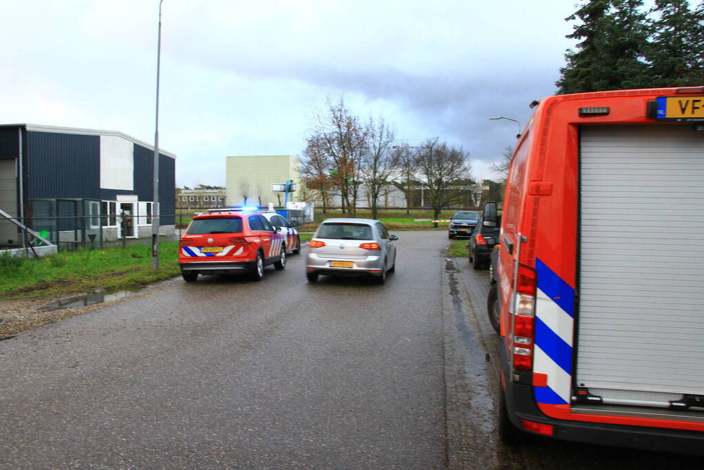 Persoon gewond na bedrijfsongeval met gevaarlijke stof