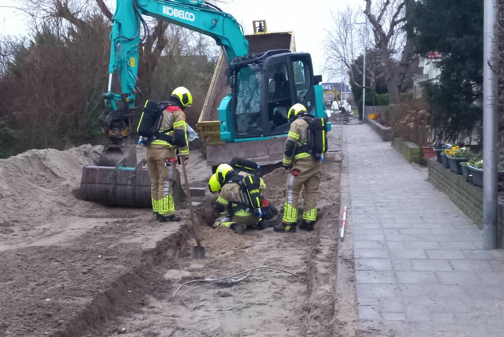 Gaslekkage door graafwerkzaamheden