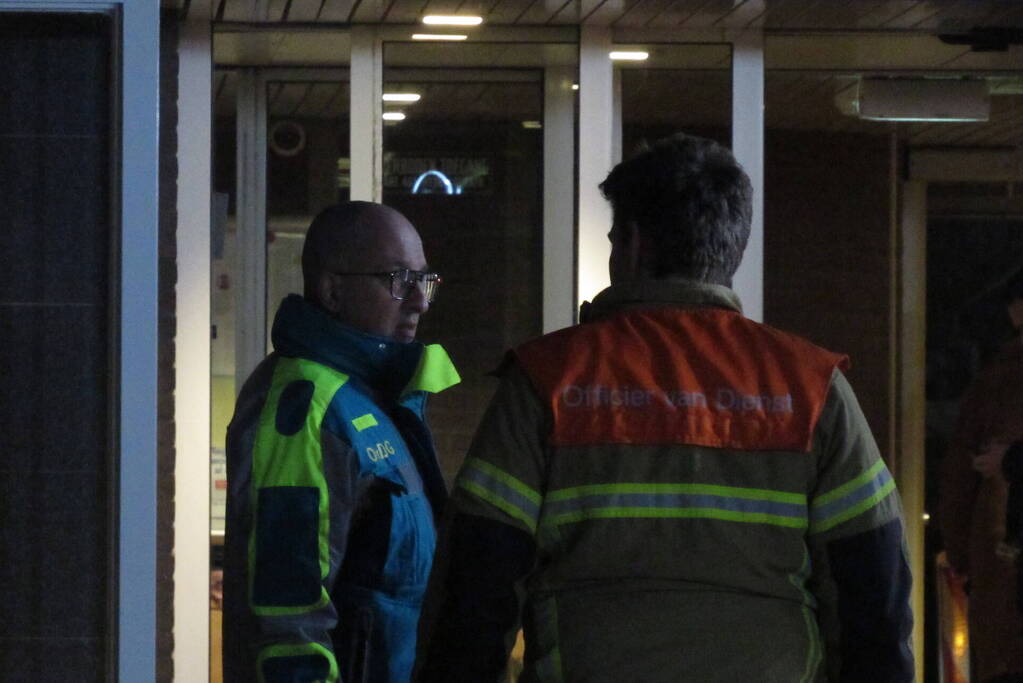 Flatbrand snel onder controle