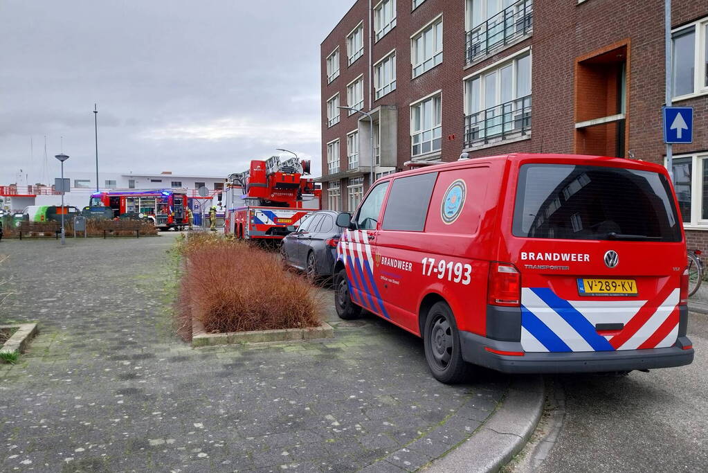 Brand aan boord van bunkerschip