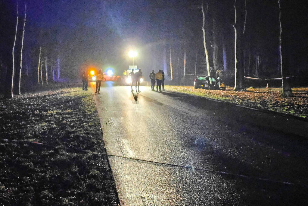 Persoon overleden bij botsing met boom