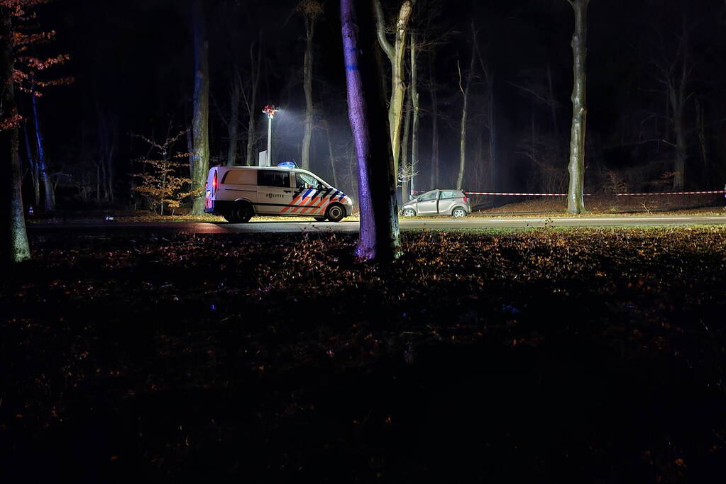 Persoon overleden bij botsing met boom