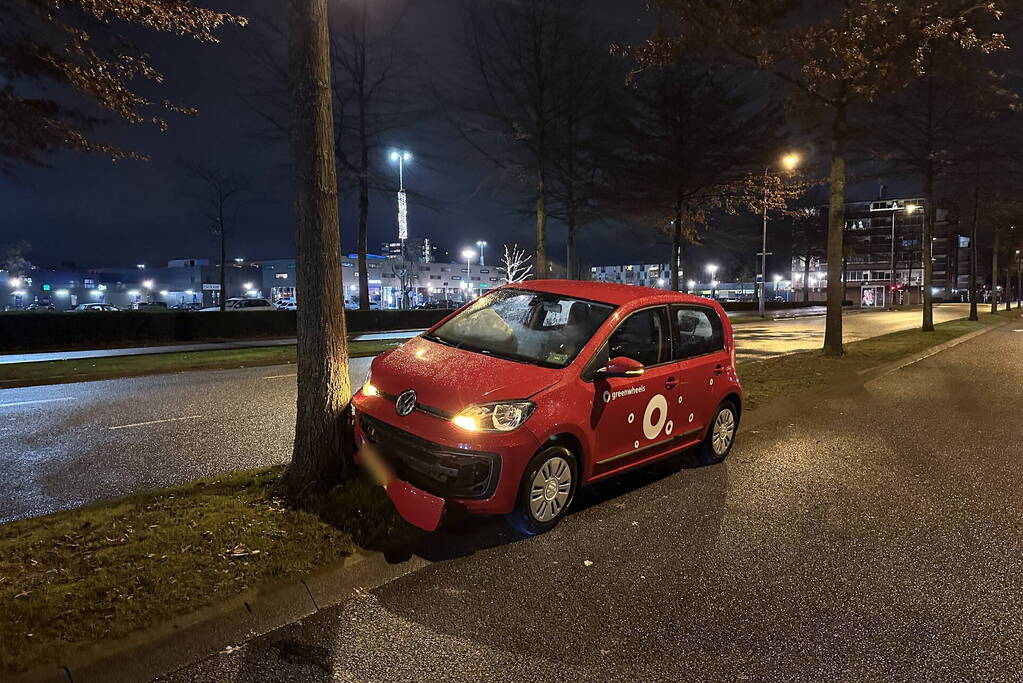 Bejaard echtpaar gewond bij botsing tegen boom