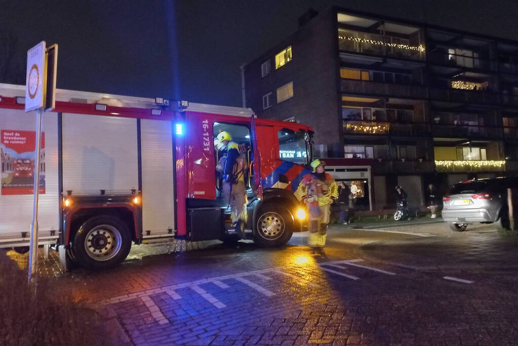 Brandweer ingezet voor brand in schoorsteen