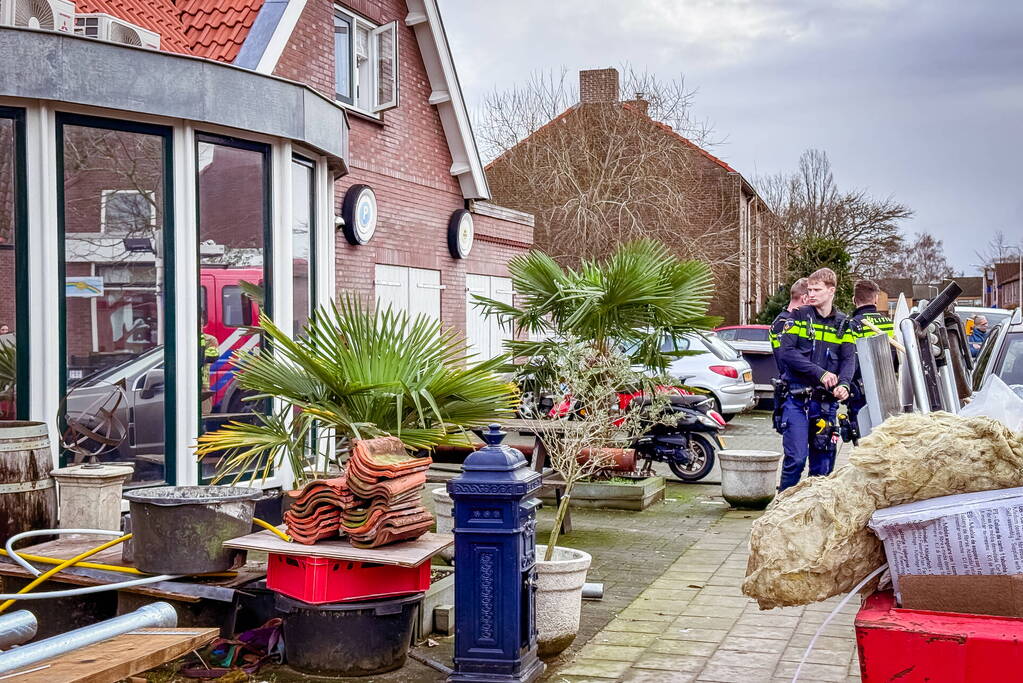 Brand in woning snel geblust