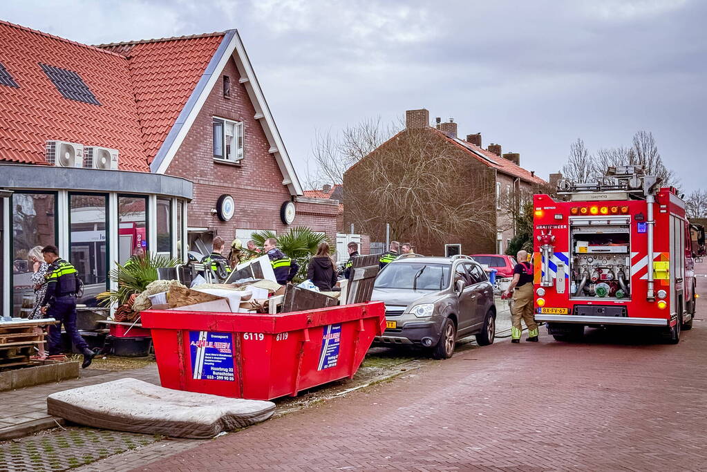 Brand in woning snel geblust