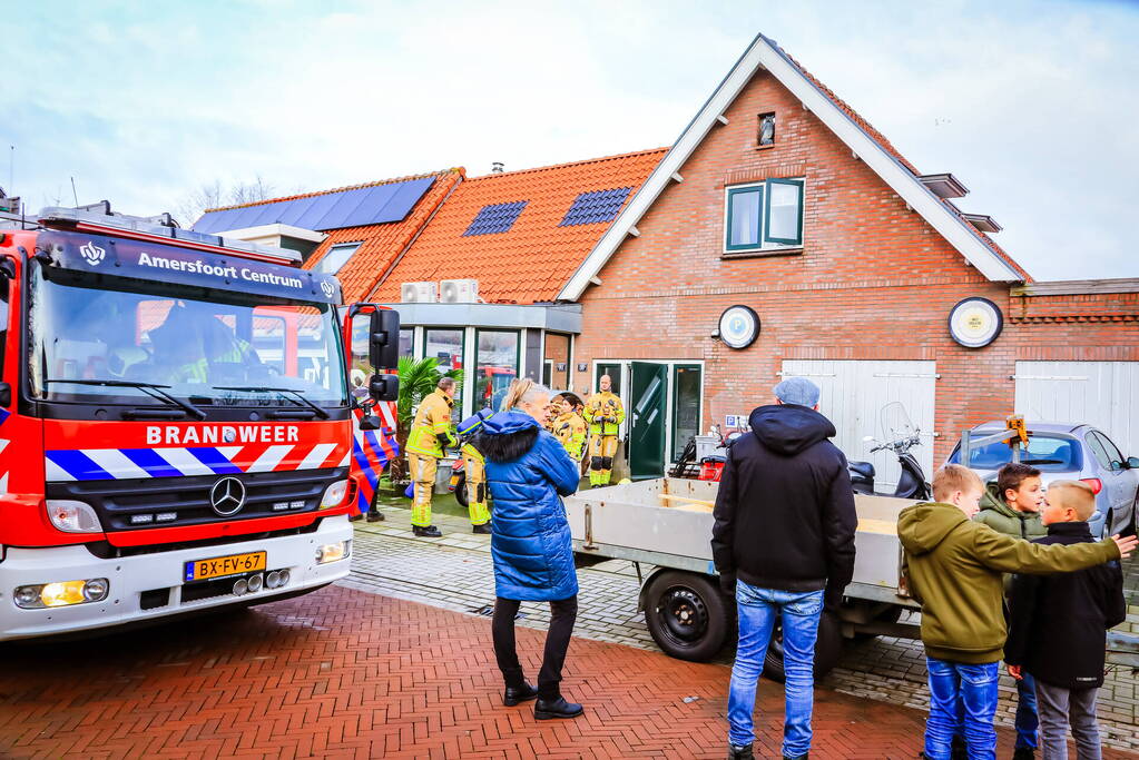 Brand in woning snel geblust