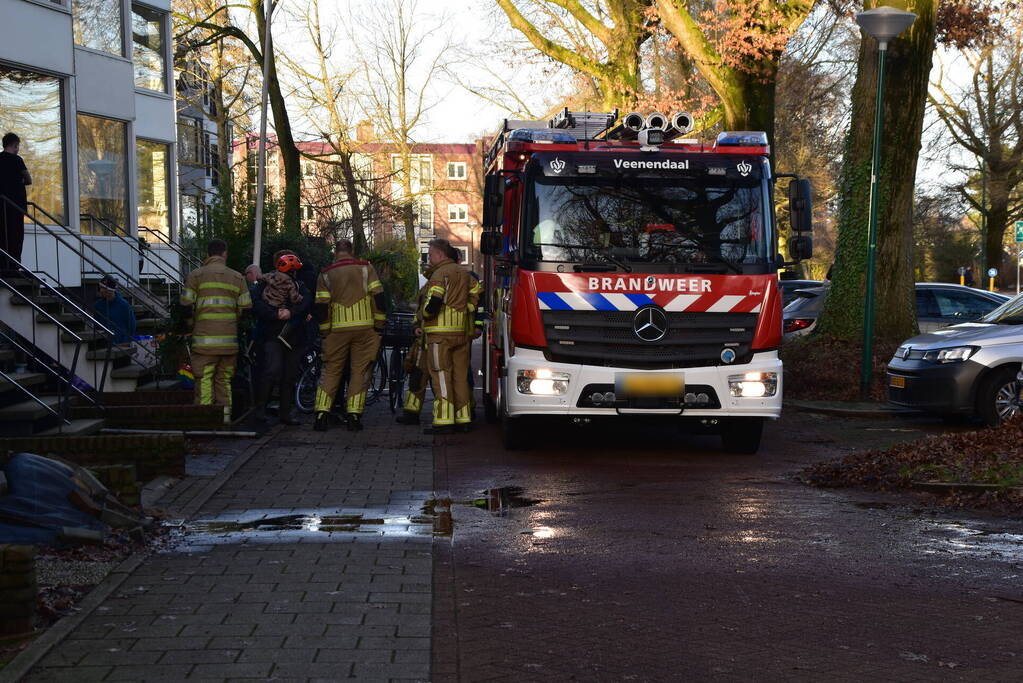 Meerdere garageboxen onderwater door hevige regenval