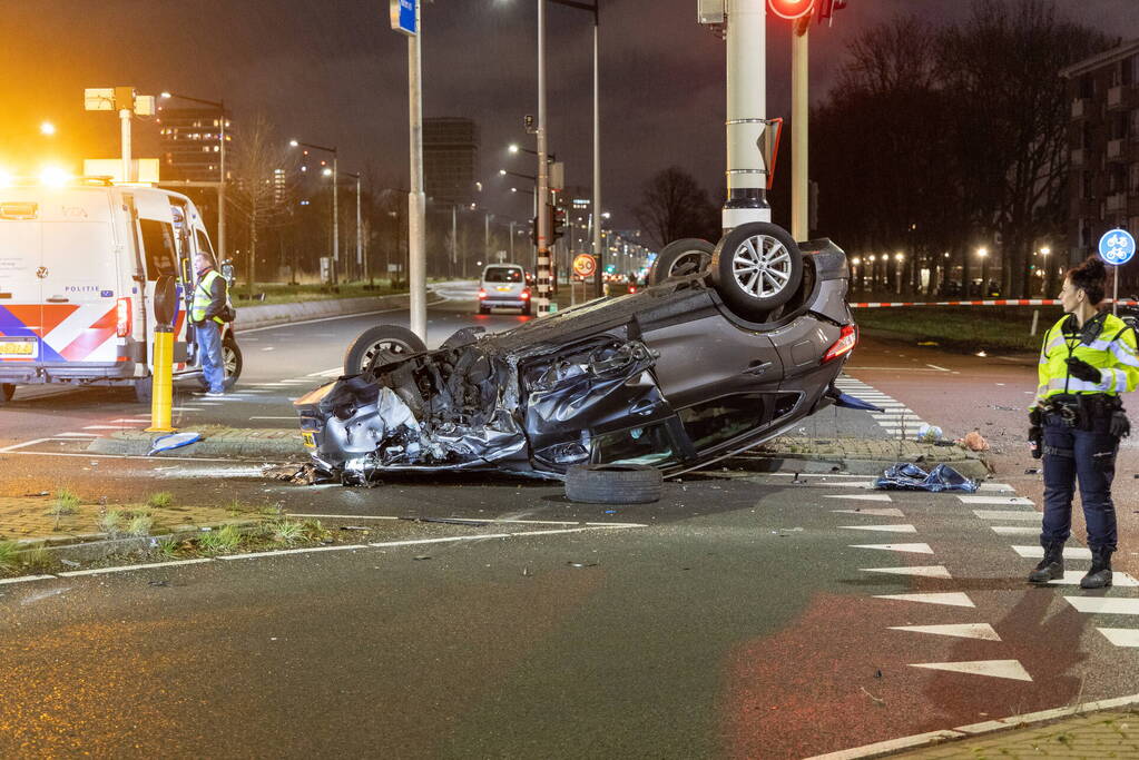 Drie gewonden bij ongeval op kruising