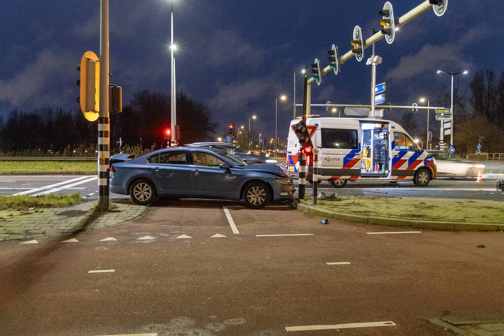 Drie gewonden bij ongeval op kruising