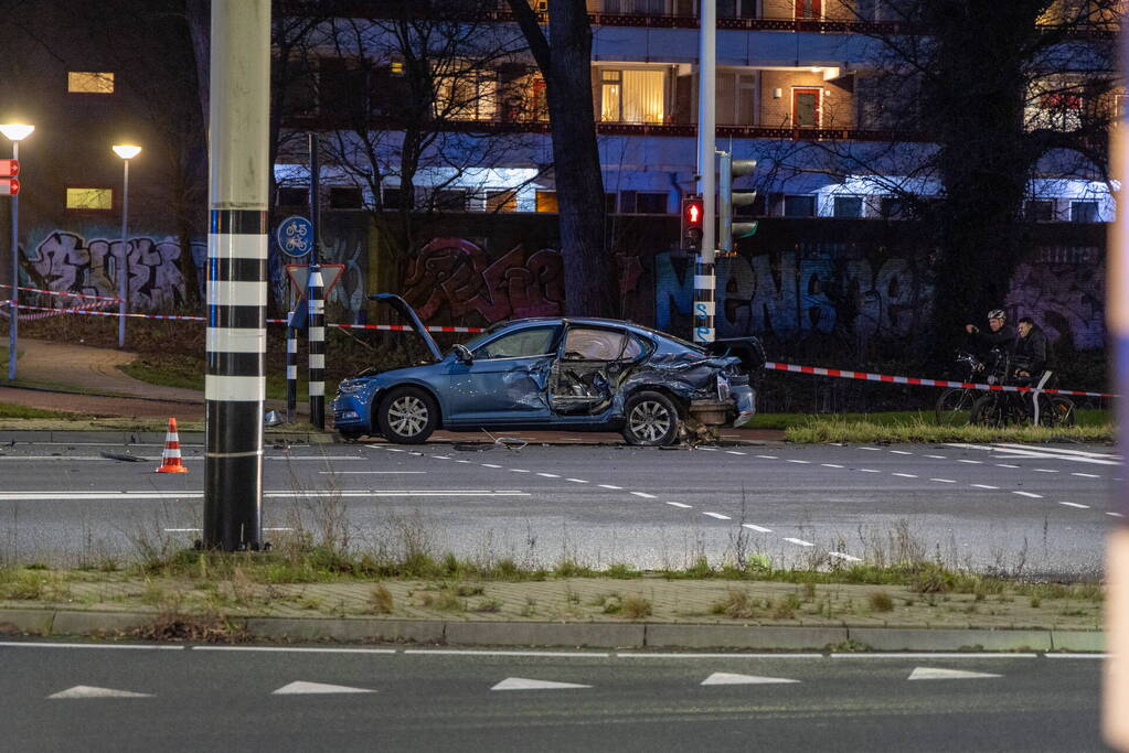 Drie gewonden bij ongeval op kruising