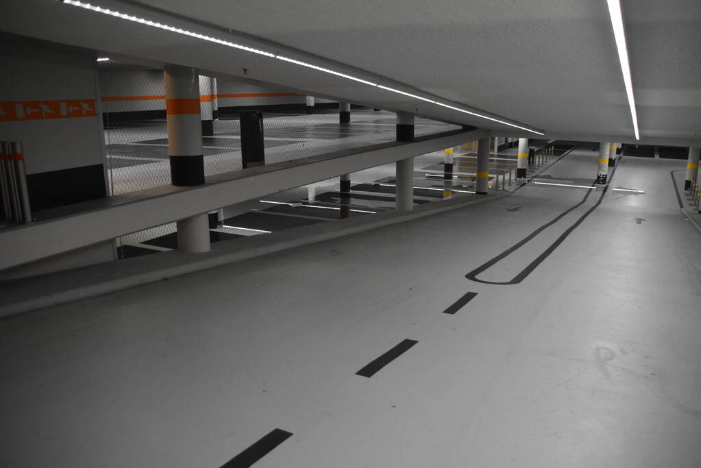 Wateroverlast in parkeergarage door baldadigheid