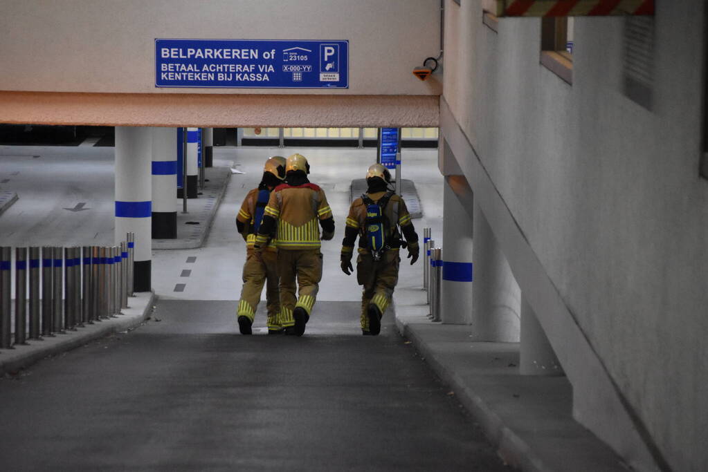 Wateroverlast in parkeergarage door baldadigheid