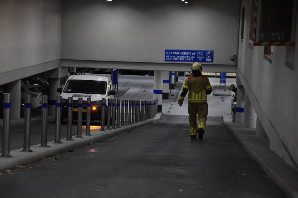 Wateroverlast in parkeergarage door baldadigheid