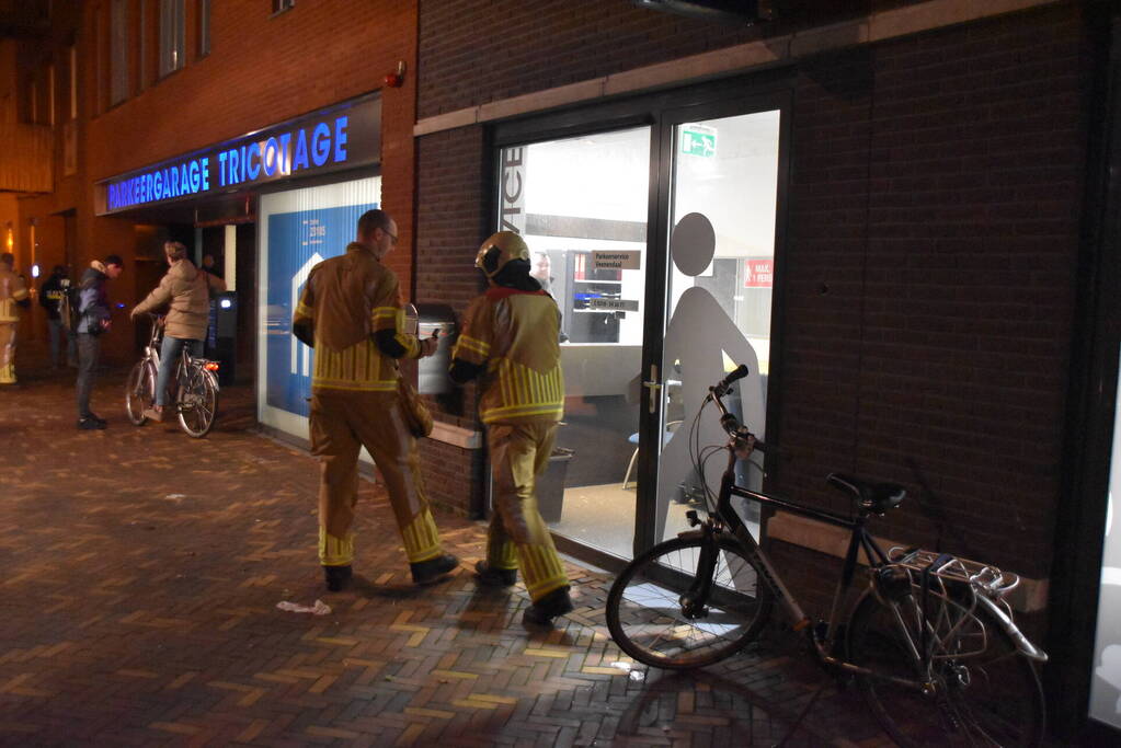 Wateroverlast in parkeergarage door baldadigheid