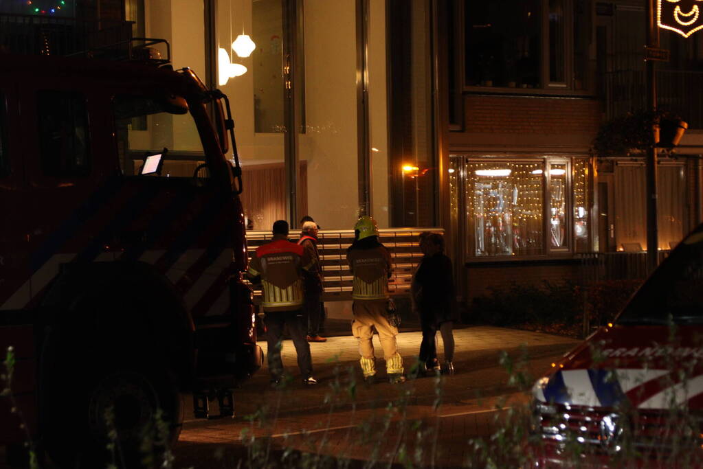 Brand in keuken van appartementencomplex