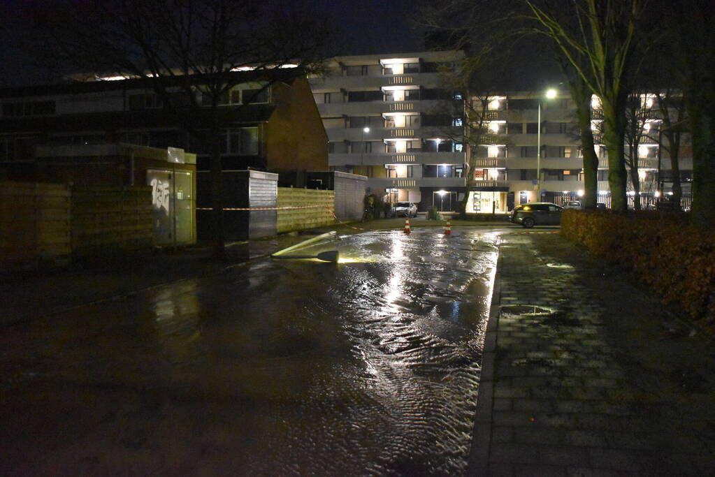 Huishoudens zonder water na leidingbreuk