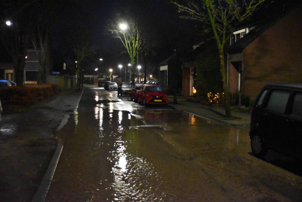 Huishoudens zonder water na leidingbreuk