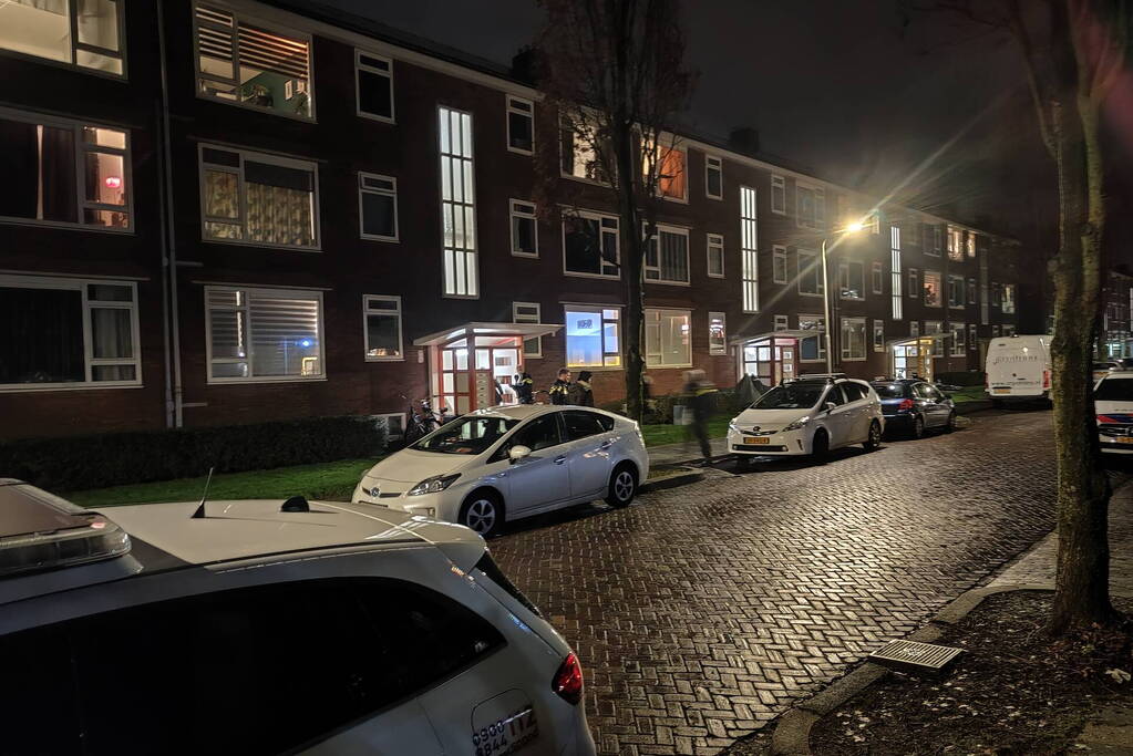 Bewoner aangehouden na brandmelding