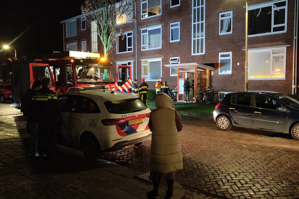 Bewoner aangehouden na brandmelding