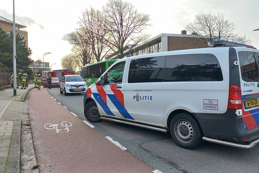 Gewonde bij ongeval tussen twee voertuigen