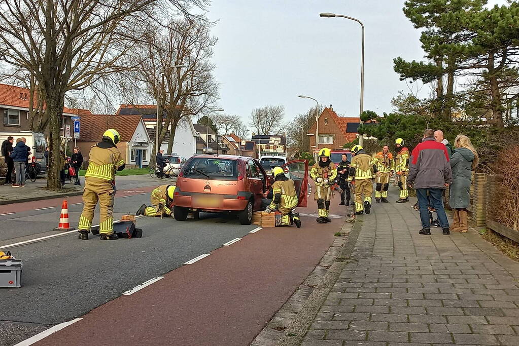 Gewonde bij ongeval tussen twee voertuigen