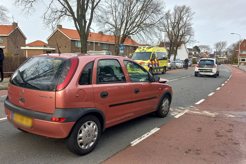 Gewonde bij ongeval tussen twee voertuigen