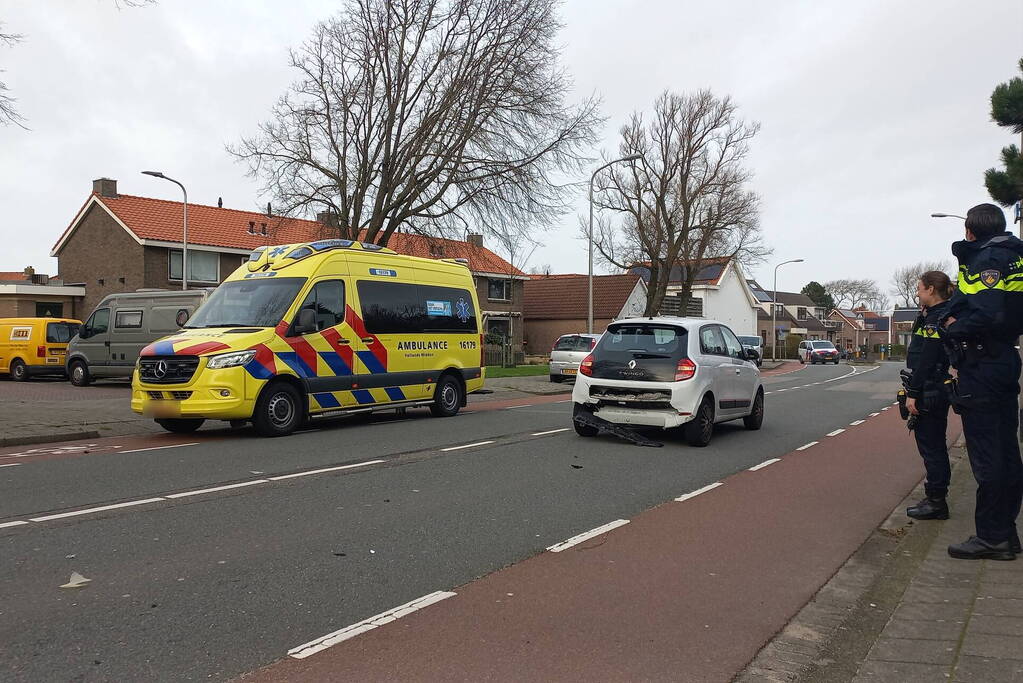 Gewonde bij ongeval tussen twee voertuigen