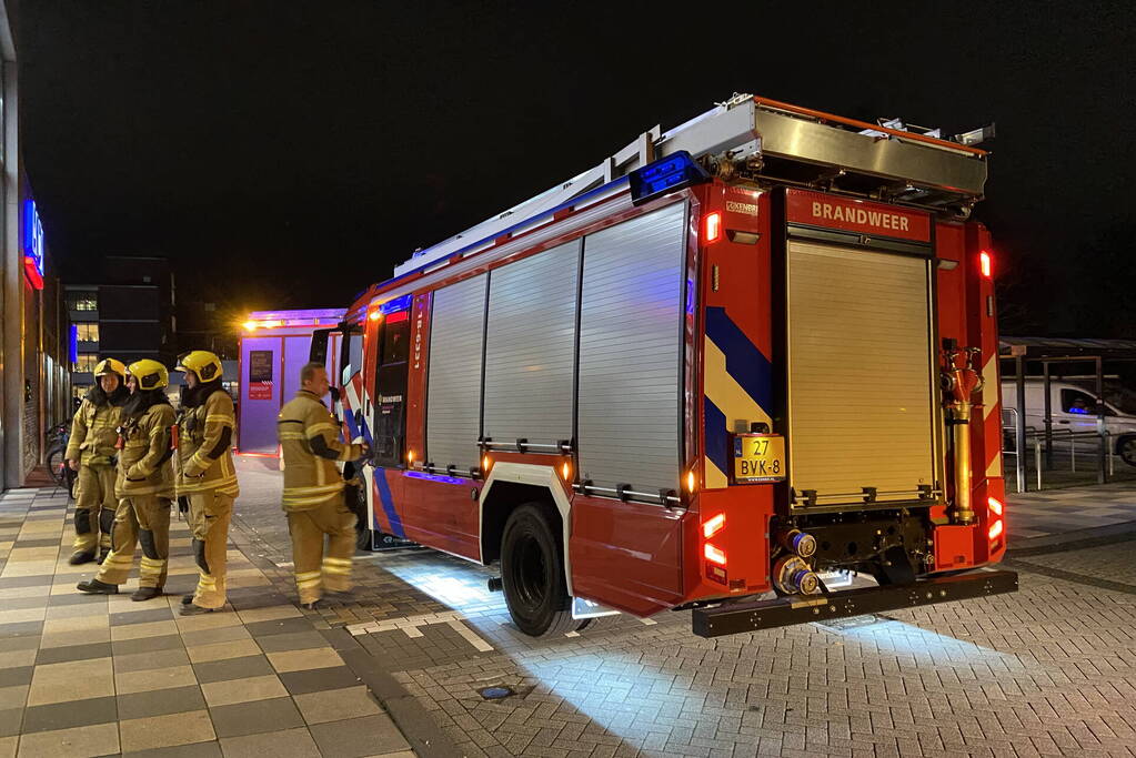 Winkelcentrum gesloten na gaslucht