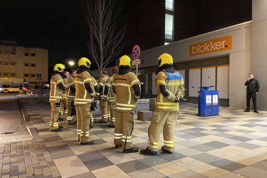 Winkelcentrum gesloten na gaslucht