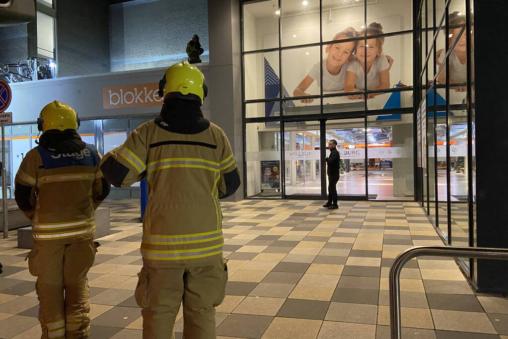 Winkelcentrum gesloten na gaslucht